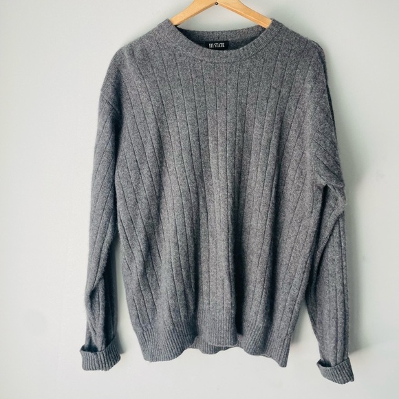 111 State Other - 111 State Cashmere Gray Sweater Vintage